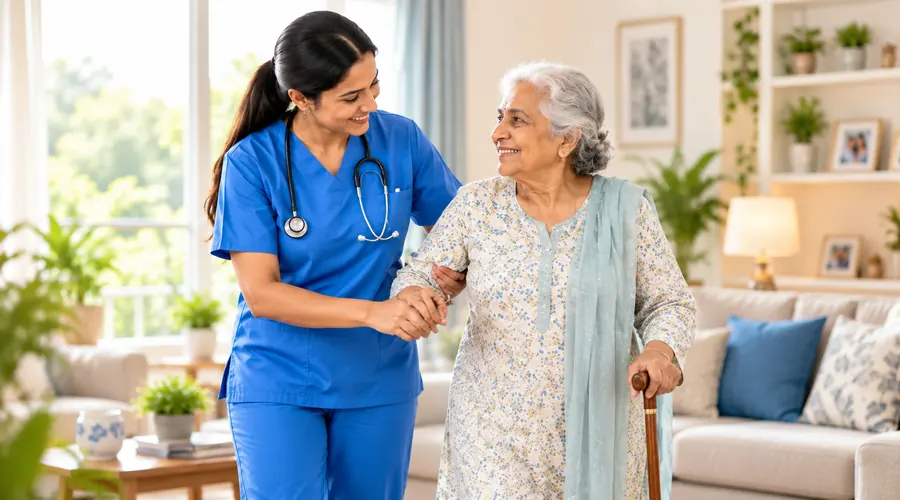 Nanny child and elderly care support