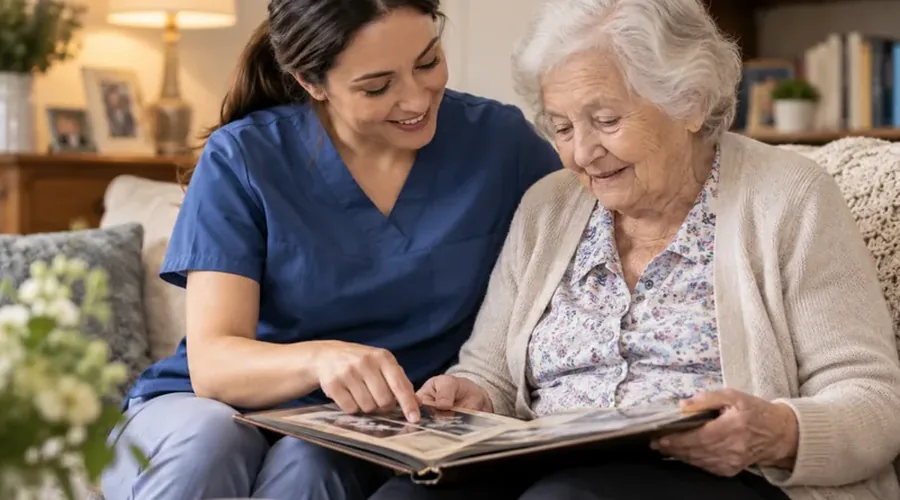 Alzheimer care support at home