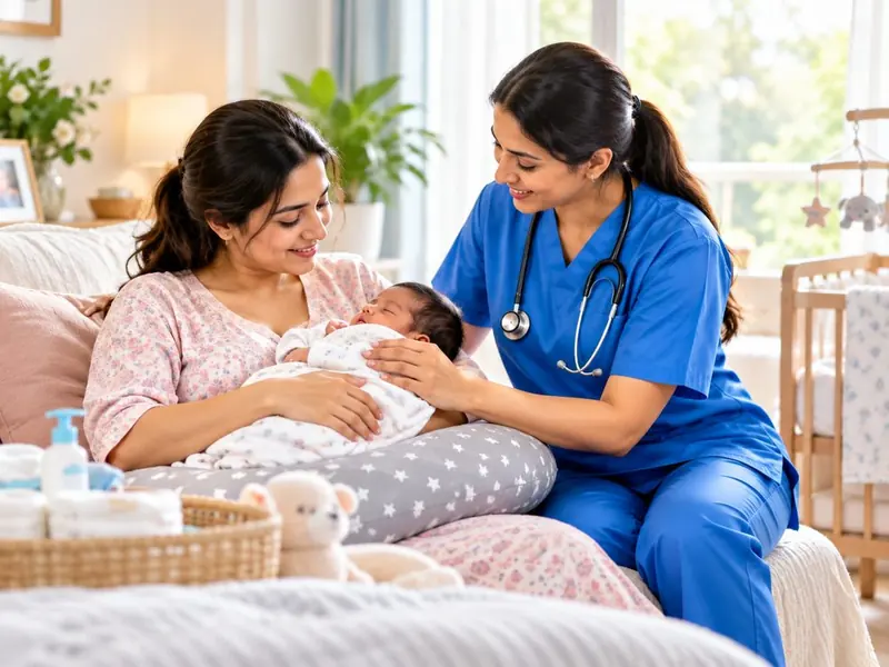 Baby and mother home care support