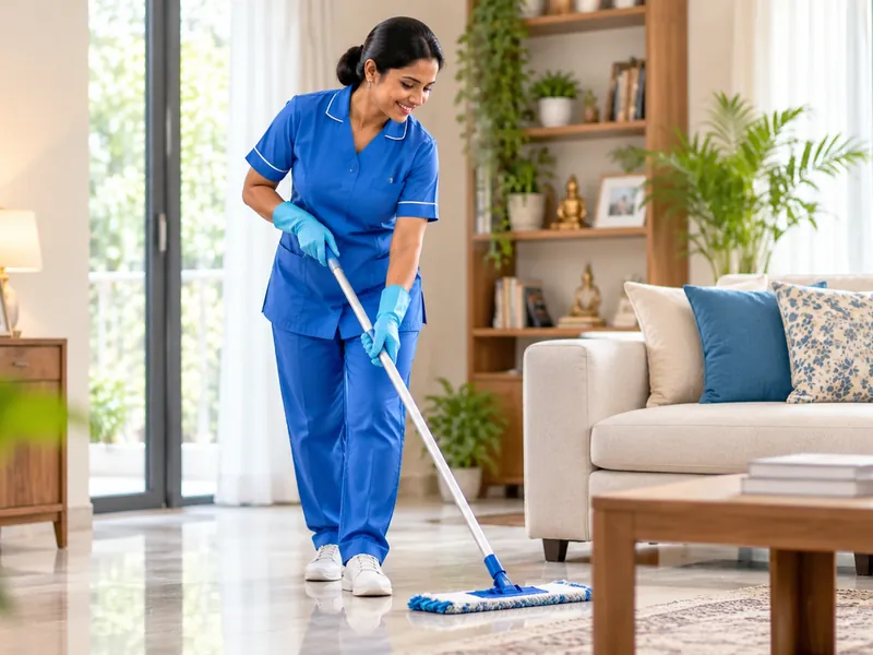 Housekeeping service in a home care setting