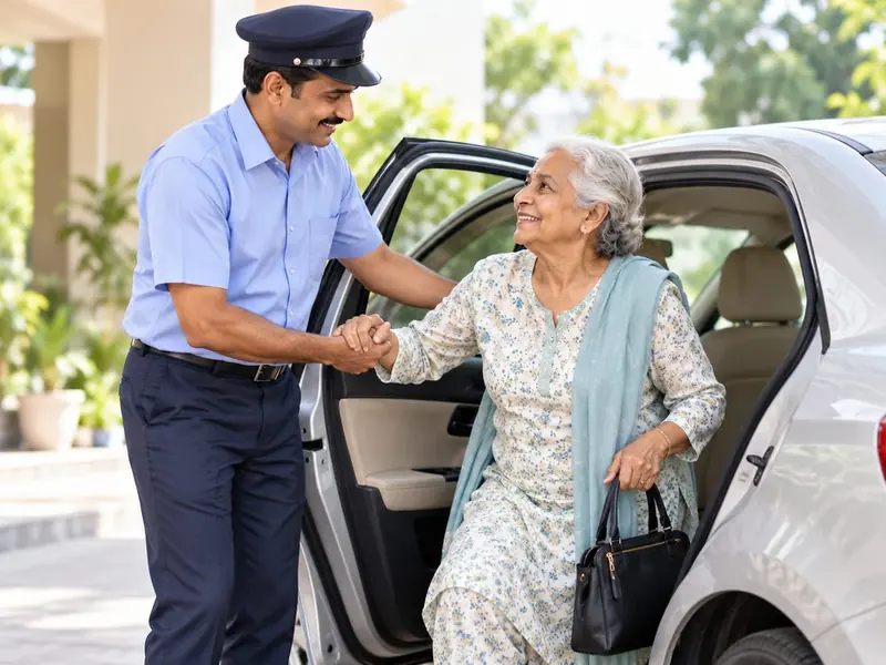 Experienced driver service for patients and seniors