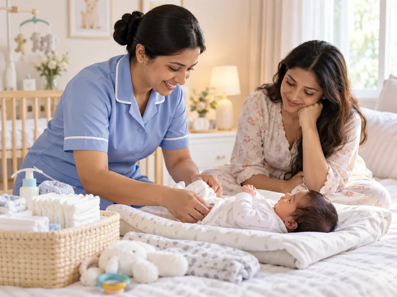 Newborn baby care support at home